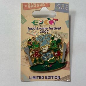 Disney Epcot Food & Wine Festival 2007 Pin